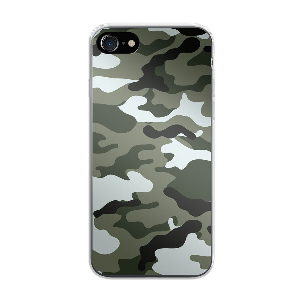 Military Green Camo iPhone SE 3rd Gen 2022 Case