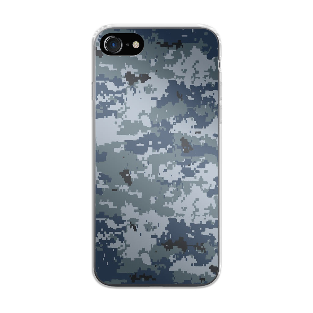 Navy Camo iPhone SE 3rd Gen 2022 Case