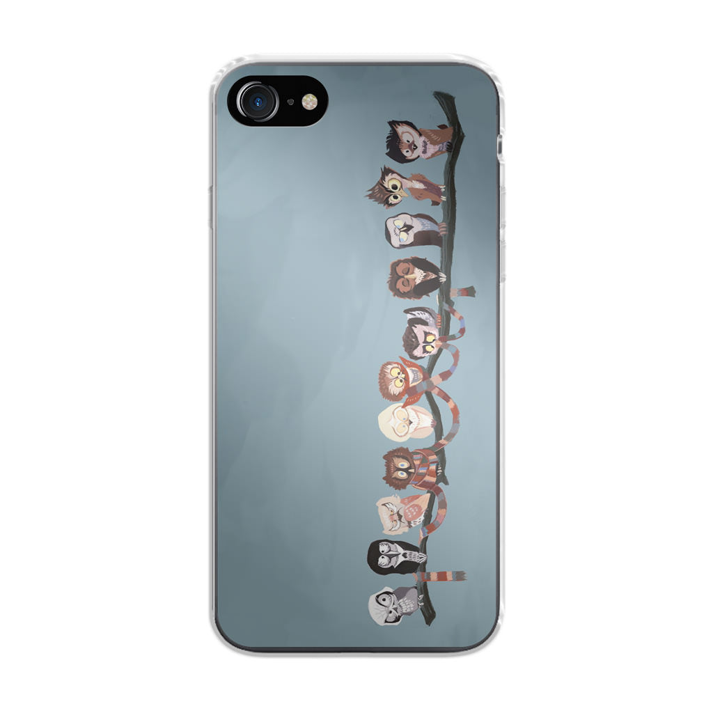 Owls on The Branch iPhone SE 3rd Gen 2022 Case