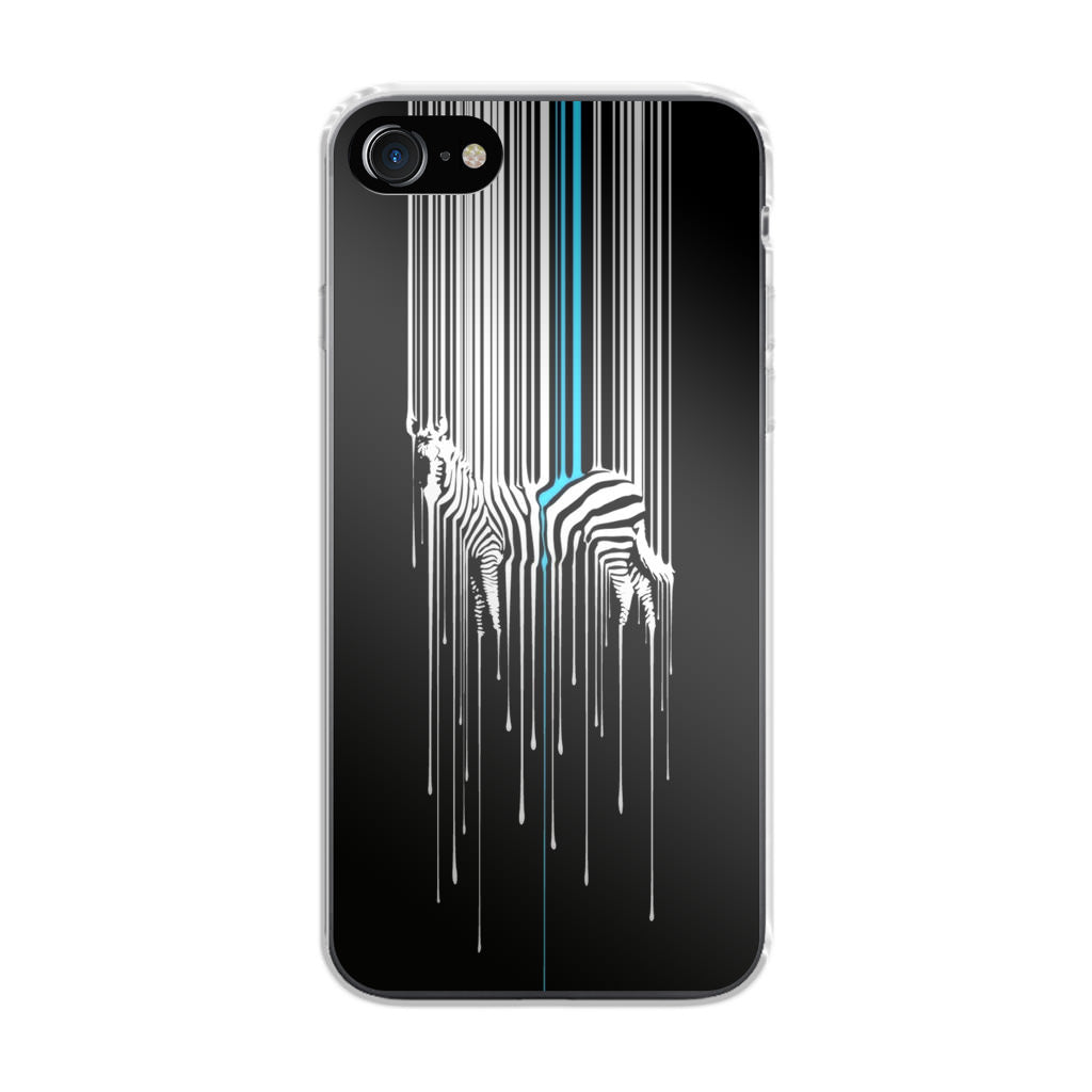 Painting Zebra iPhone SE 3rd Gen 2022 Case