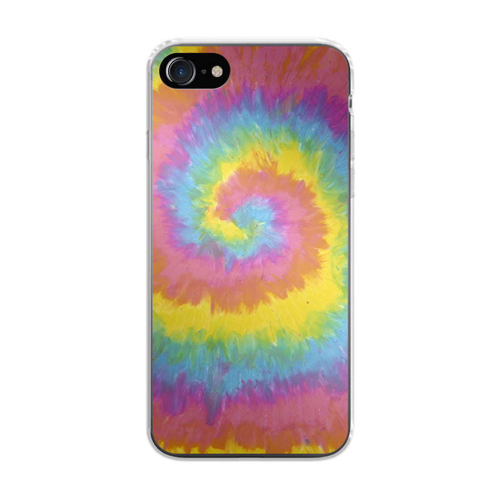 Pastel Rainbow Tie Dye iPhone SE 3rd Gen 2022 Case