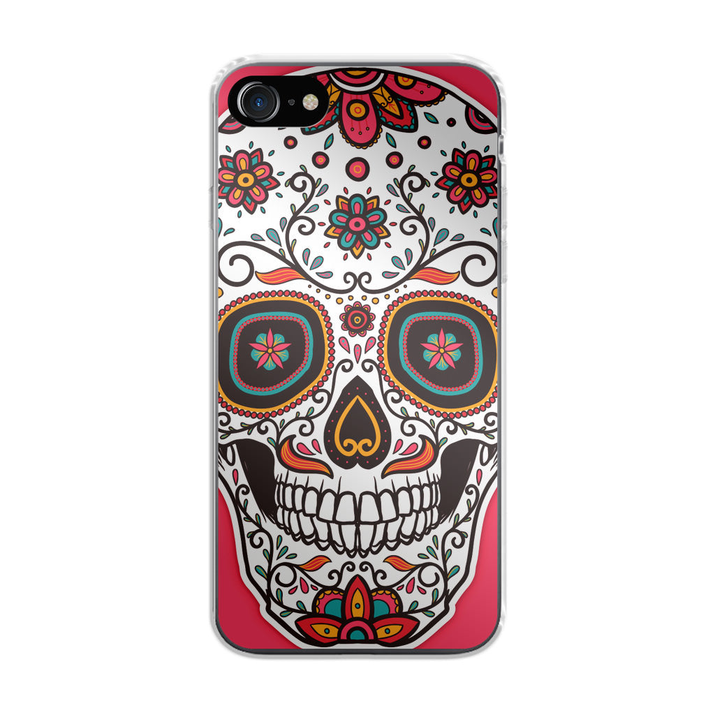 Pink Sugar Skull iPhone SE 3rd Gen 2022 Case