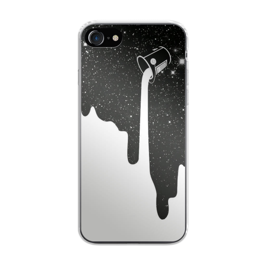 Pouring Milk Into Galaxy iPhone SE 3rd Gen 2022 Case