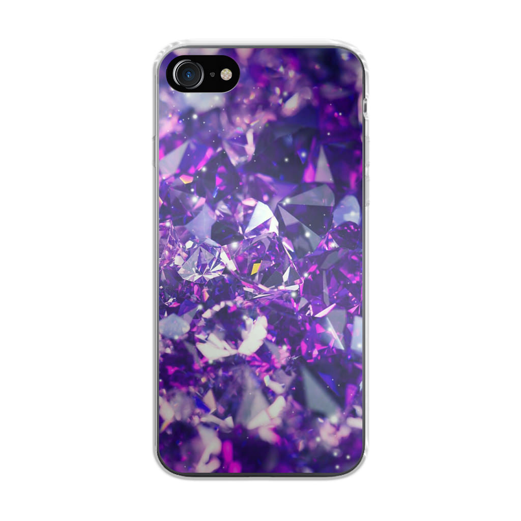 Purple Crystal iPhone SE 3rd Gen 2022 Case