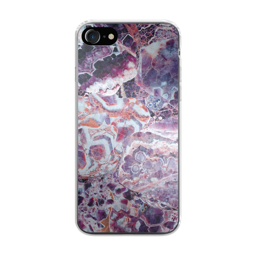 Purple Marble iPhone SE 3rd Gen 2022 Case