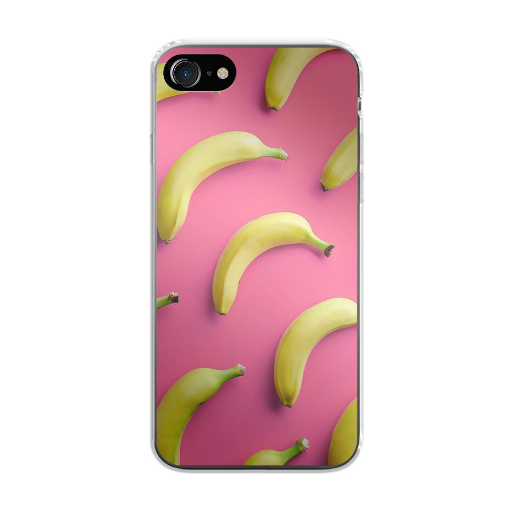 Real Bananas Fruit Pattern iPhone SE 3rd Gen 2022 Case