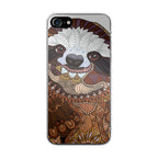 Sloth Ethnic Pattern iPhone SE 3rd Gen 2022 Case