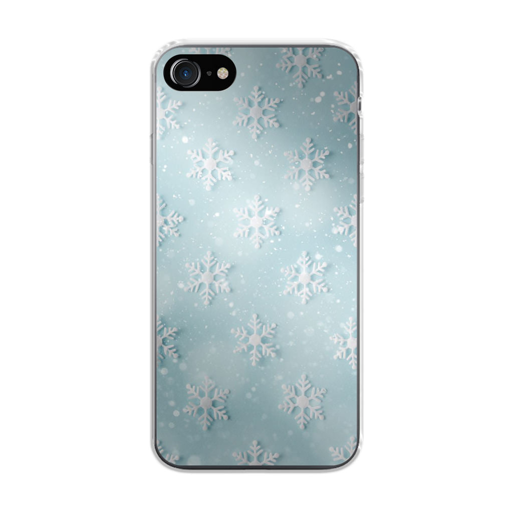 Snowflakes Pattern iPhone SE 3rd Gen 2022 Case