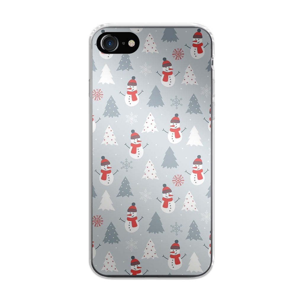 Snowmans Pattern iPhone SE 3rd Gen 2022 Case