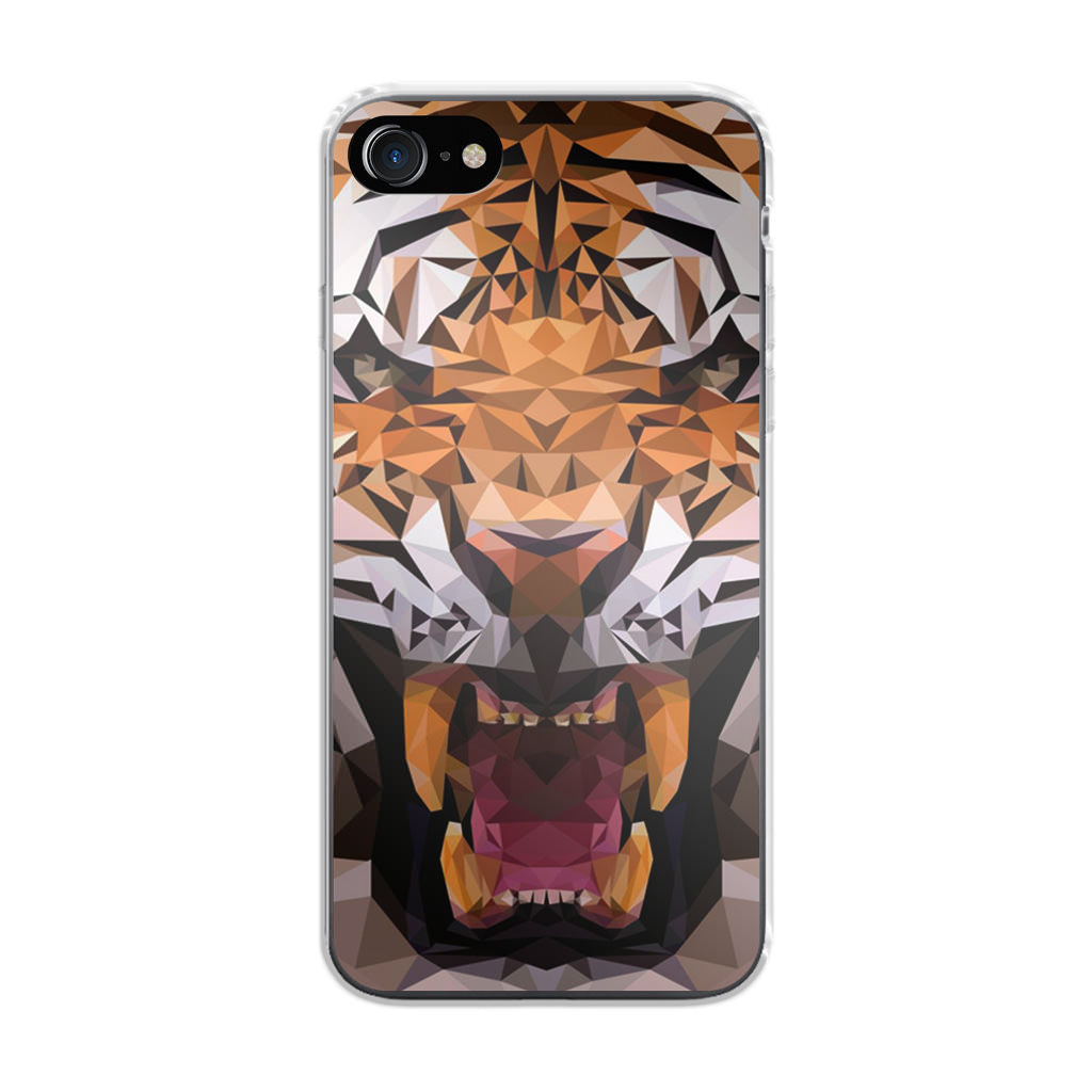 Tiger Polygon iPhone SE 3rd Gen 2022 Case