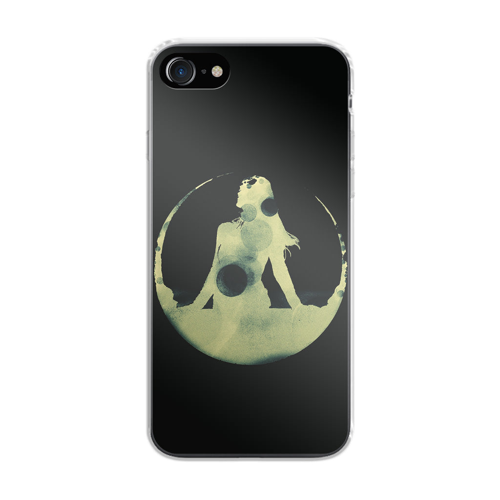 Tycho Costalbrake Dark Green Girl iPhone SE 3rd Gen 2022 Case