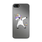 Unicorn Dabbing Grey iPhone SE 3rd Gen 2022 Case