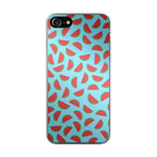 Watermelon Fruit Pattern Blue iPhone SE 3rd Gen 2022 Case