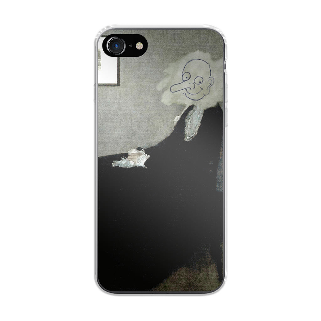 Whistler's Mother by Mr. Bean iPhone SE 3rd Gen 2022 Case