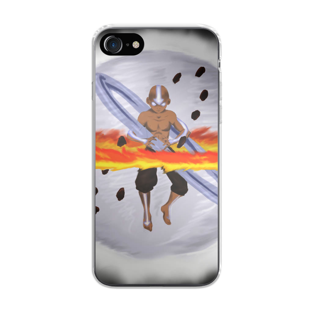 Avatar Aang Controls Four Elements iPhone SE 3rd Gen 2022 Case