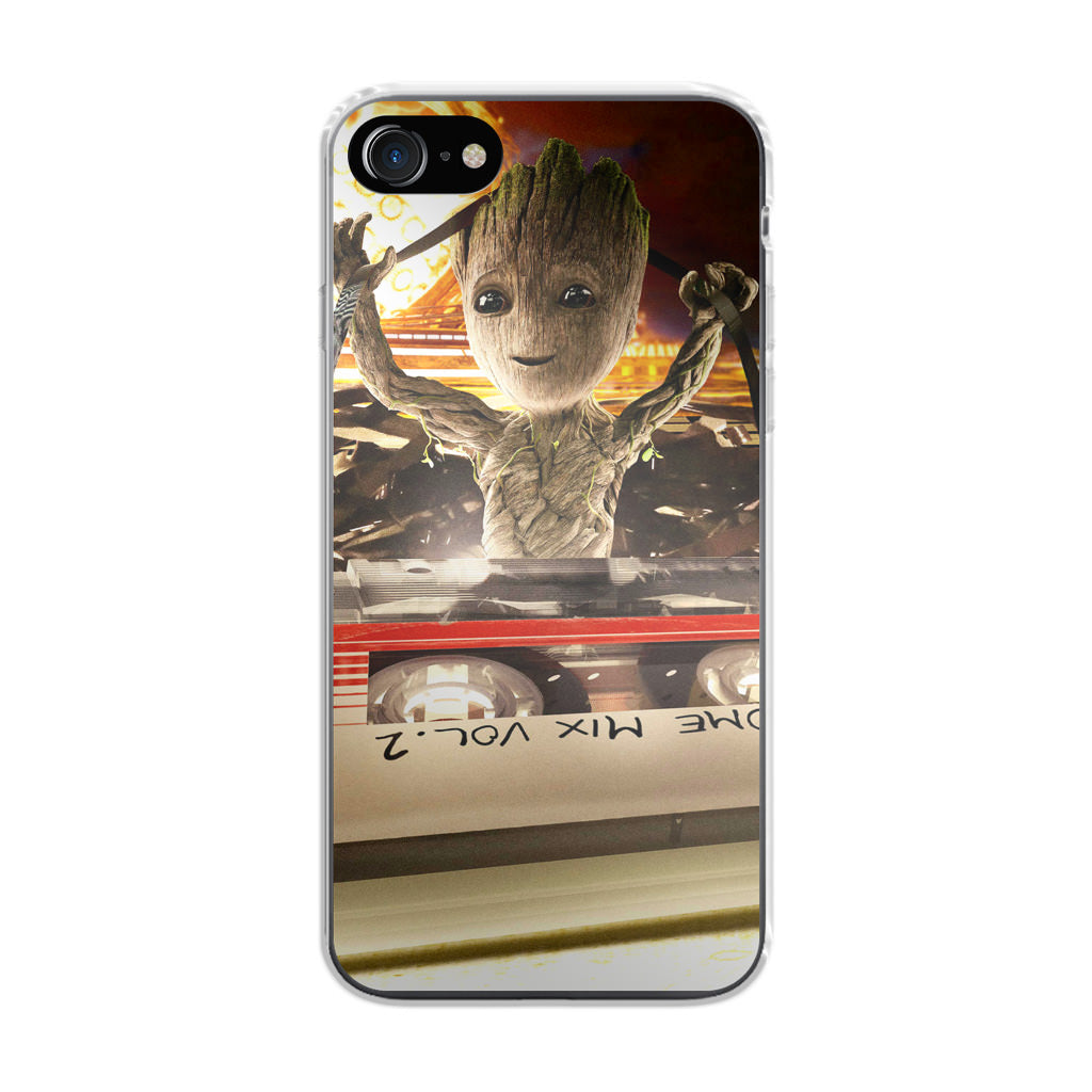 Baby Groot Mix Vol 2 iPhone SE 3rd Gen 2022 Case