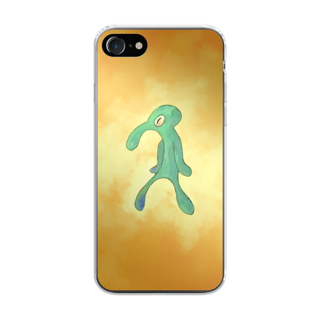 Bold and Brash Squidward Painting iPhone SE 3rd Gen 2022 Case