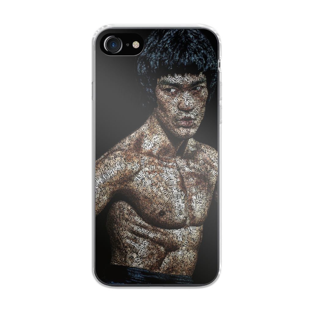 Bruce Lee Typograph iPhone SE 3rd Gen 2022 Case