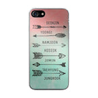 BTS Members Name iPhone SE 3rd Gen 2022 Case