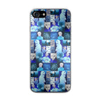 BTS Suga Blue Aesthetic Collage iPhone SE 3rd Gen 2022 Case