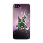 Creeper Glass Broken Violet iPhone SE 3rd Gen 2022 Case