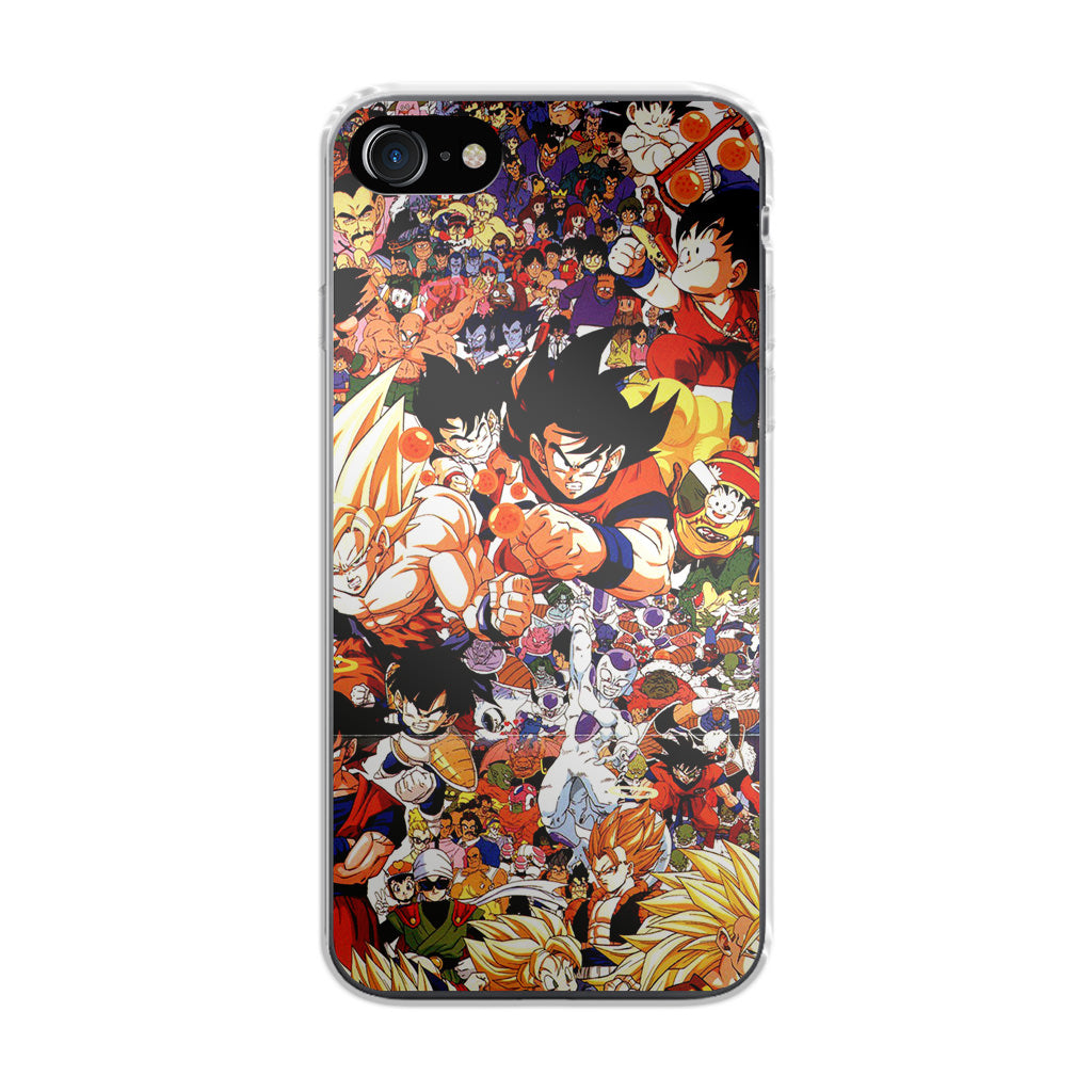Dragon Ball All Characters iPhone SE 3rd Gen 2022 Case