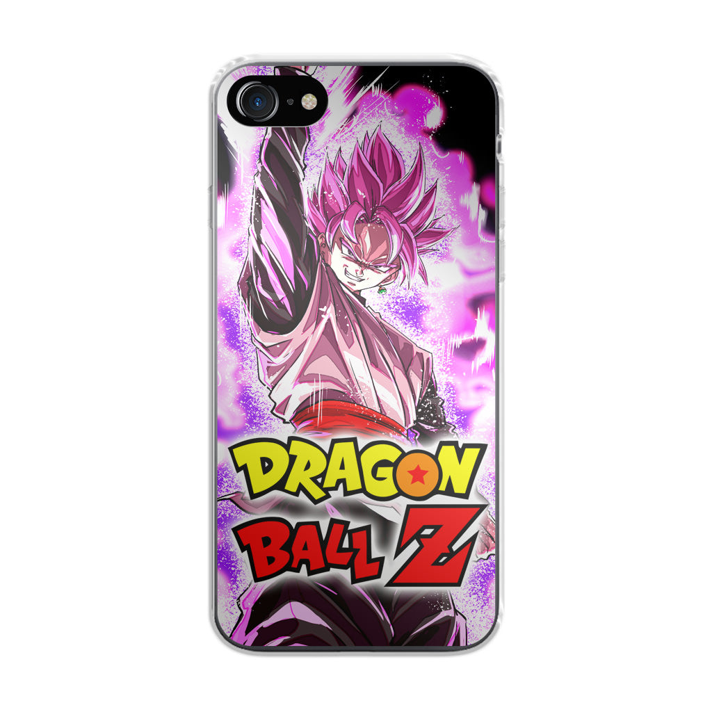 Dragon Ball Z Son Goku Black Rose Saiyan iPhone SE 3rd Gen 2022 Case