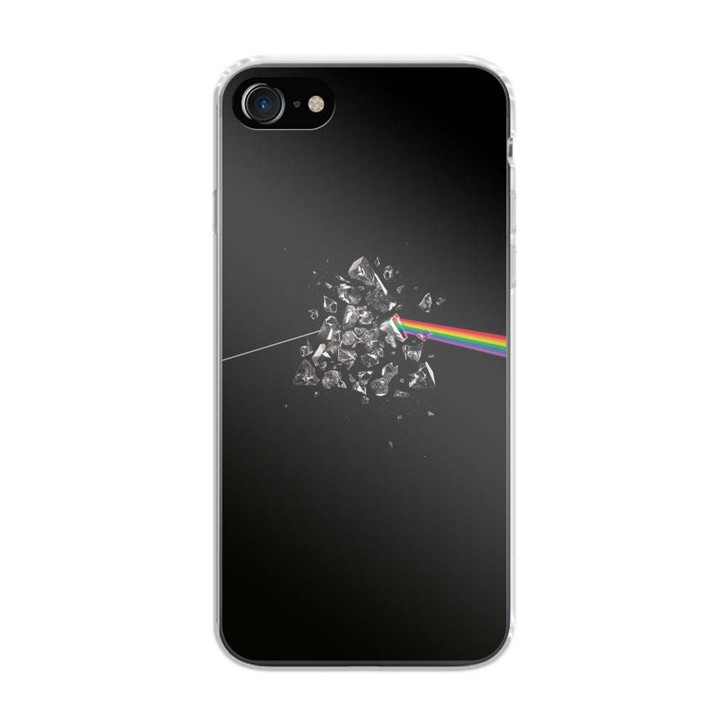Glass Broken Light Refraction iPhone SE 3rd Gen 2022 Case