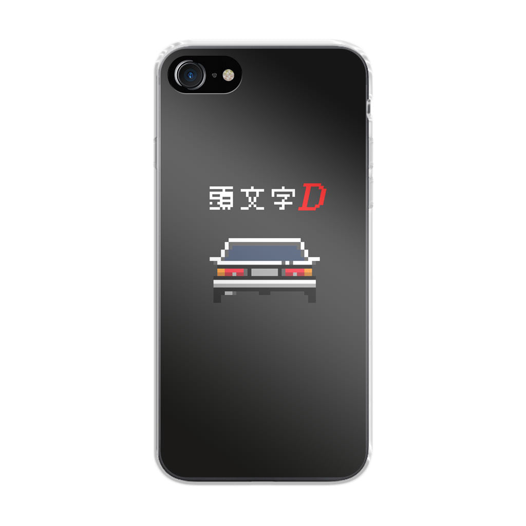 Initial D Pixel Art iPhone SE 3rd Gen 2022 Case