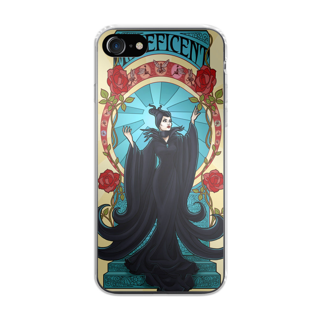Maleficent With Flower iPhone SE 3rd Gen 2022 Case