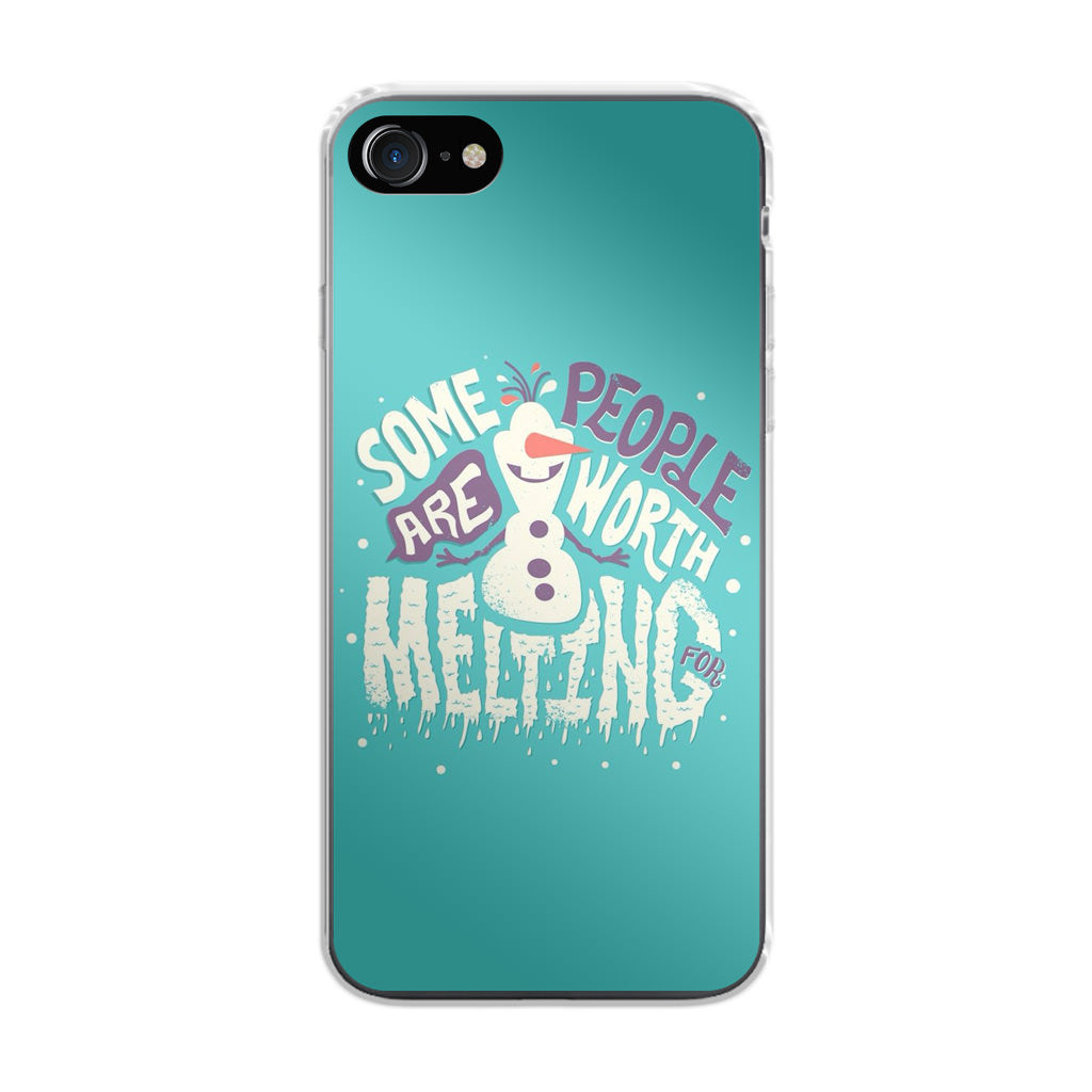 Olaf Frozen Is Melting iPhone SE 3rd Gen 2022 Case