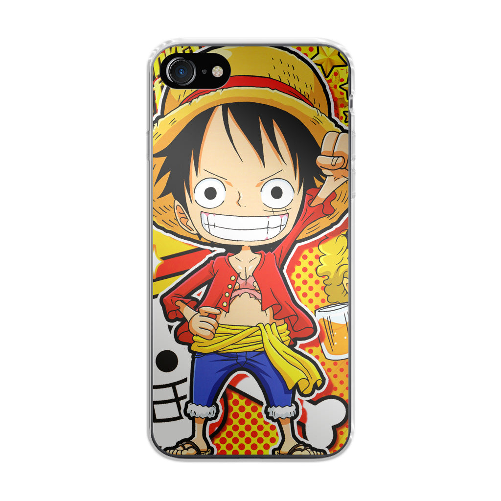 One Piece Cute Luffy iPhone SE 3rd Gen 2022 Case