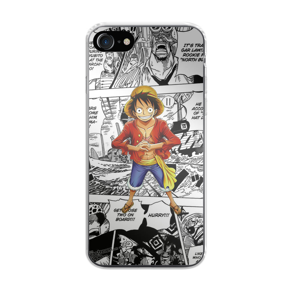 One Piece Luffy Comics iPhone SE 3rd Gen 2022 Case