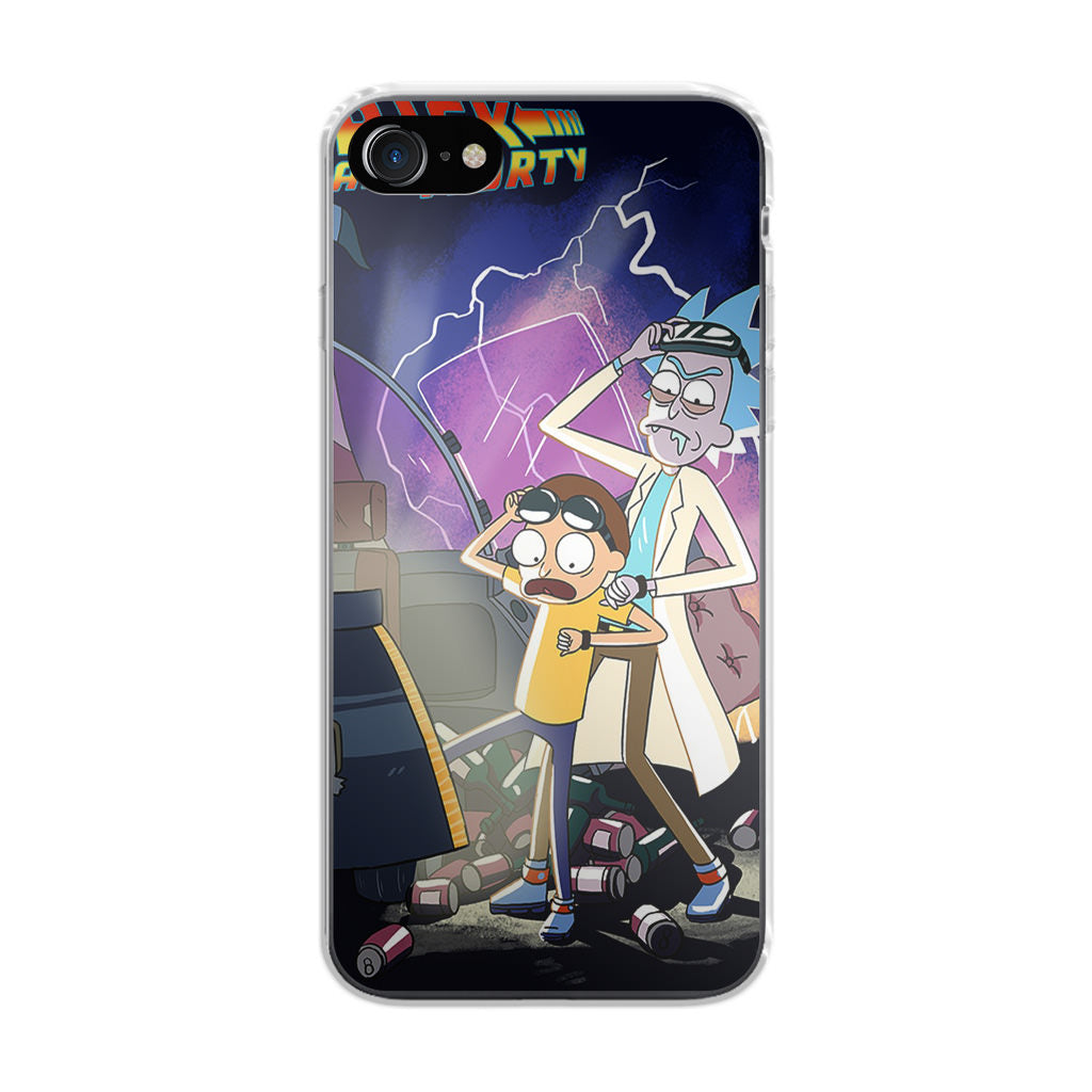 Rick And Morty Back To The Future iPhone SE 3rd Gen 2022 Case