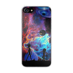 Rick And Morty Flat Galaxy iPhone SE 3rd Gen 2022 Case
