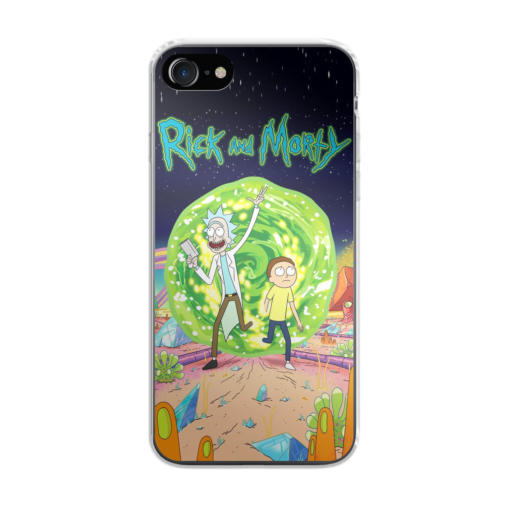 Rick And Morty Portal Gun iPhone SE 3rd Gen 2022 Case