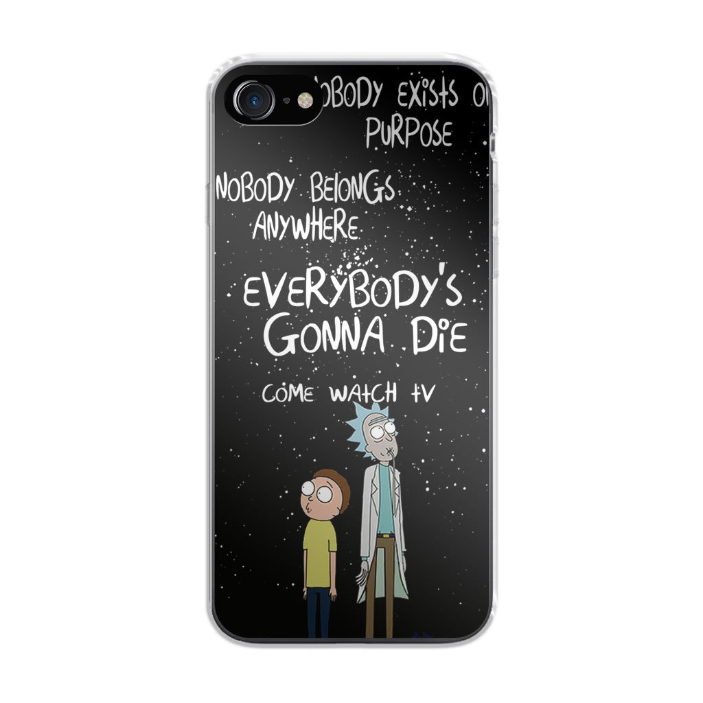 Rick And Morty Quotes iPhone SE 3rd Gen 2022 Case