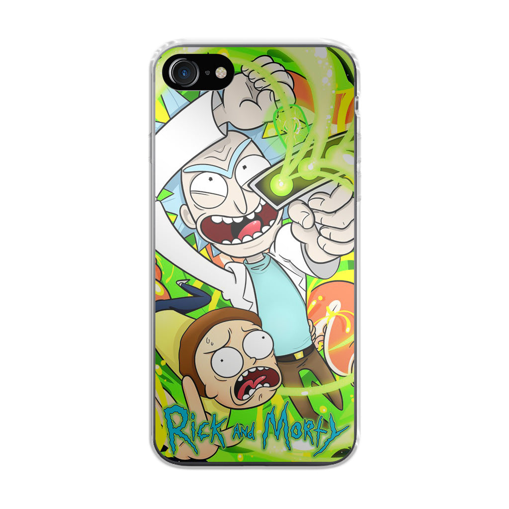 Rick And Morty Shoot Portal Gun iPhone SE 3rd Gen 2022 Case