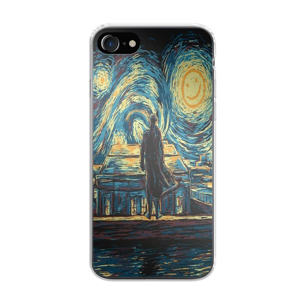 Sherlock Starry Night iPhone SE 3rd Gen 2022 Case