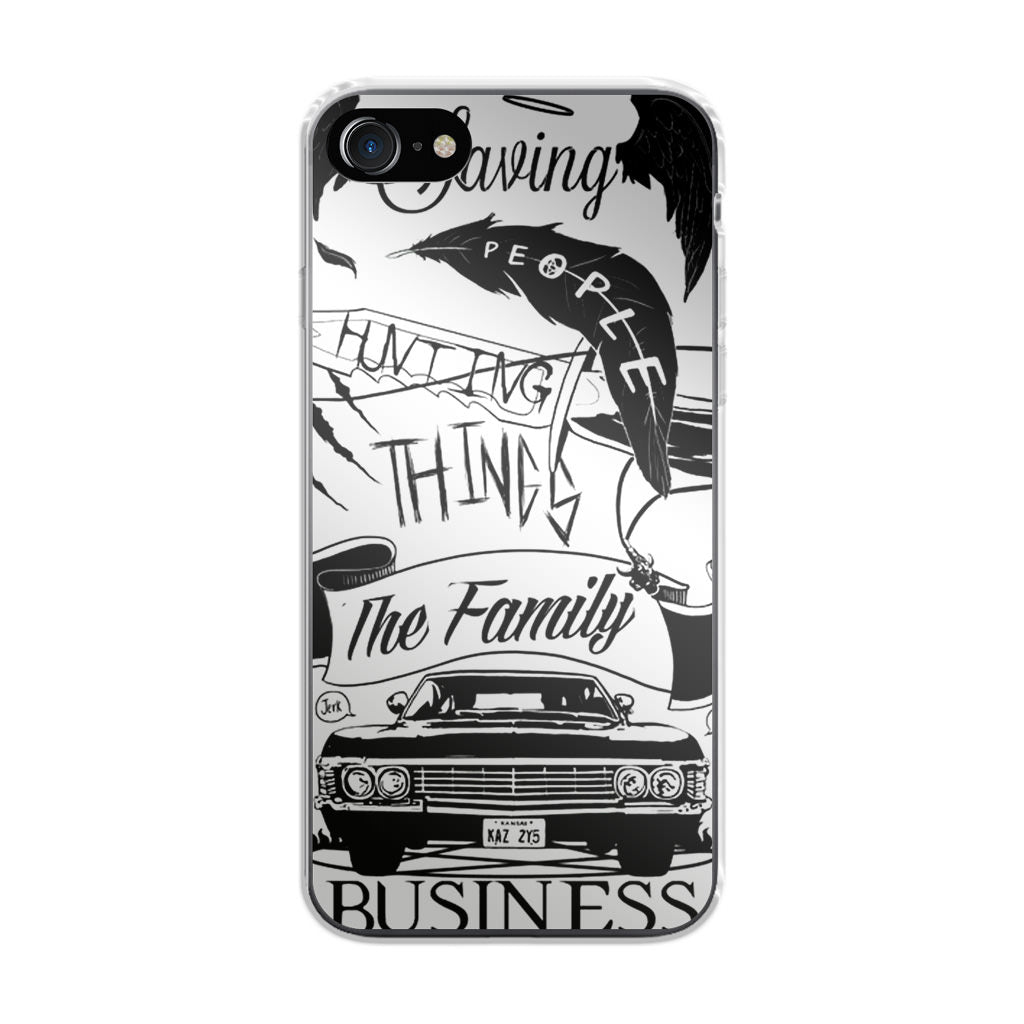 Supernatural Family Business Saving People iPhone SE 3rd Gen 2022 Case