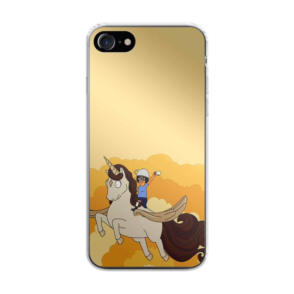 Tina Belcher And Unicorn iPhone SE 3rd Gen 2022 Case