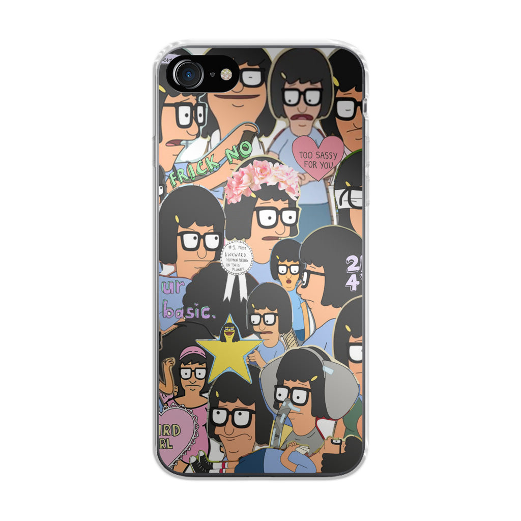 Tina Belcher Collage iPhone SE 3rd Gen 2022 Case