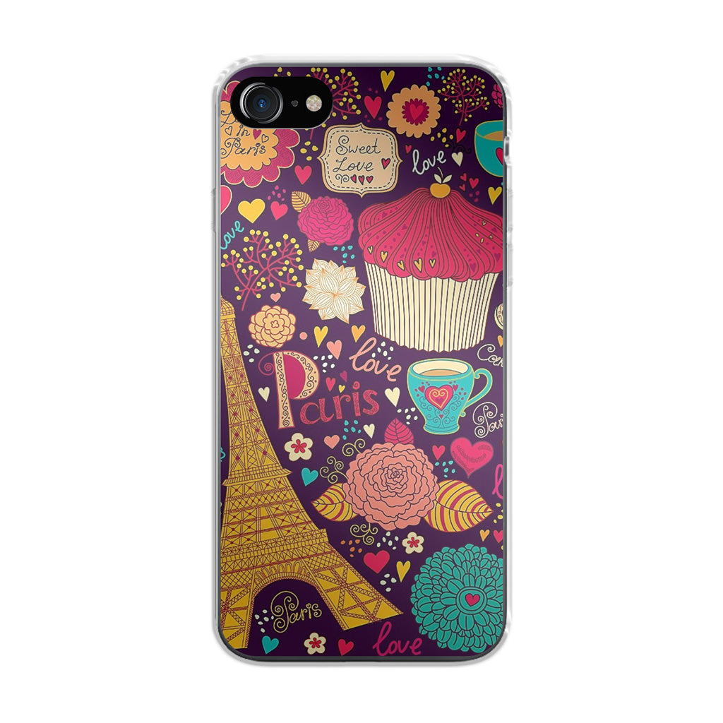 Vintage Love In Paris iPhone SE 3rd Gen 2022 Case