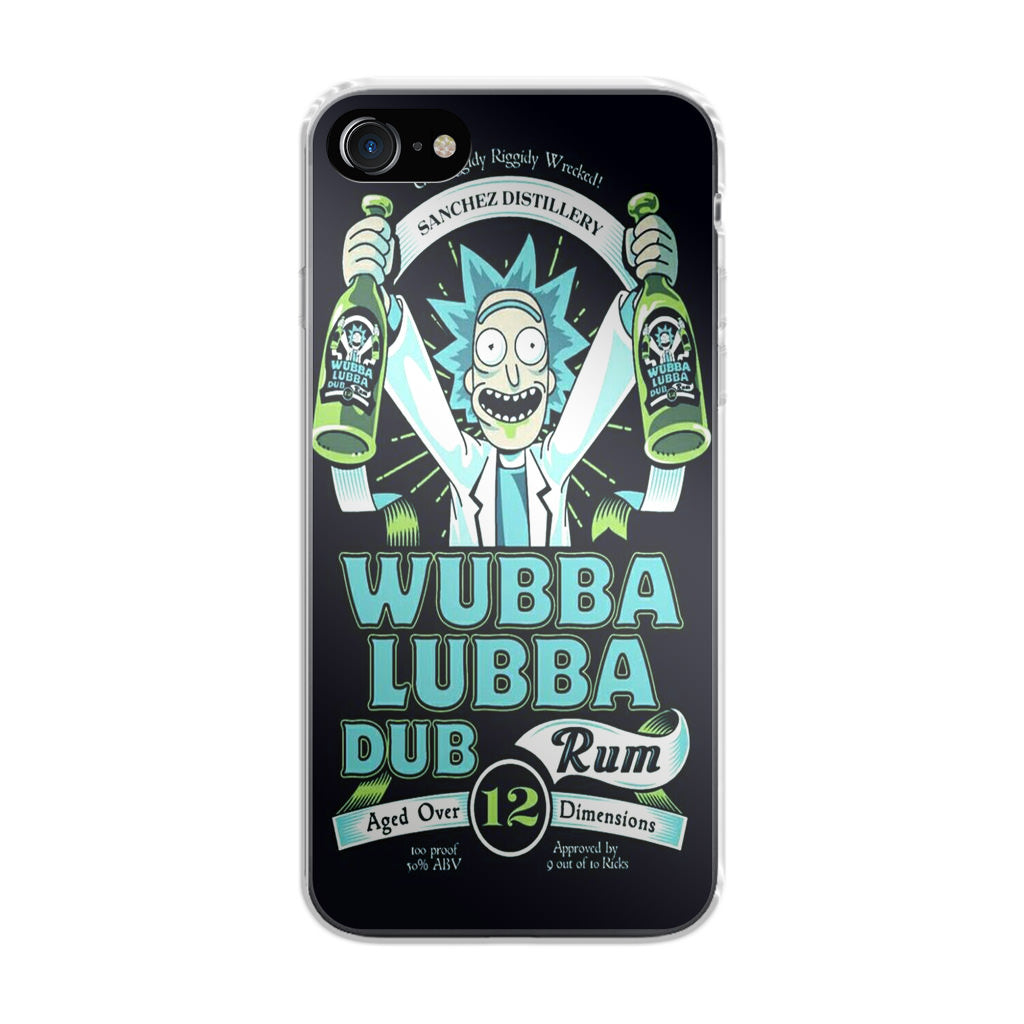 Wubba Lubba Dub Rum iPhone SE 3rd Gen 2022 Case
