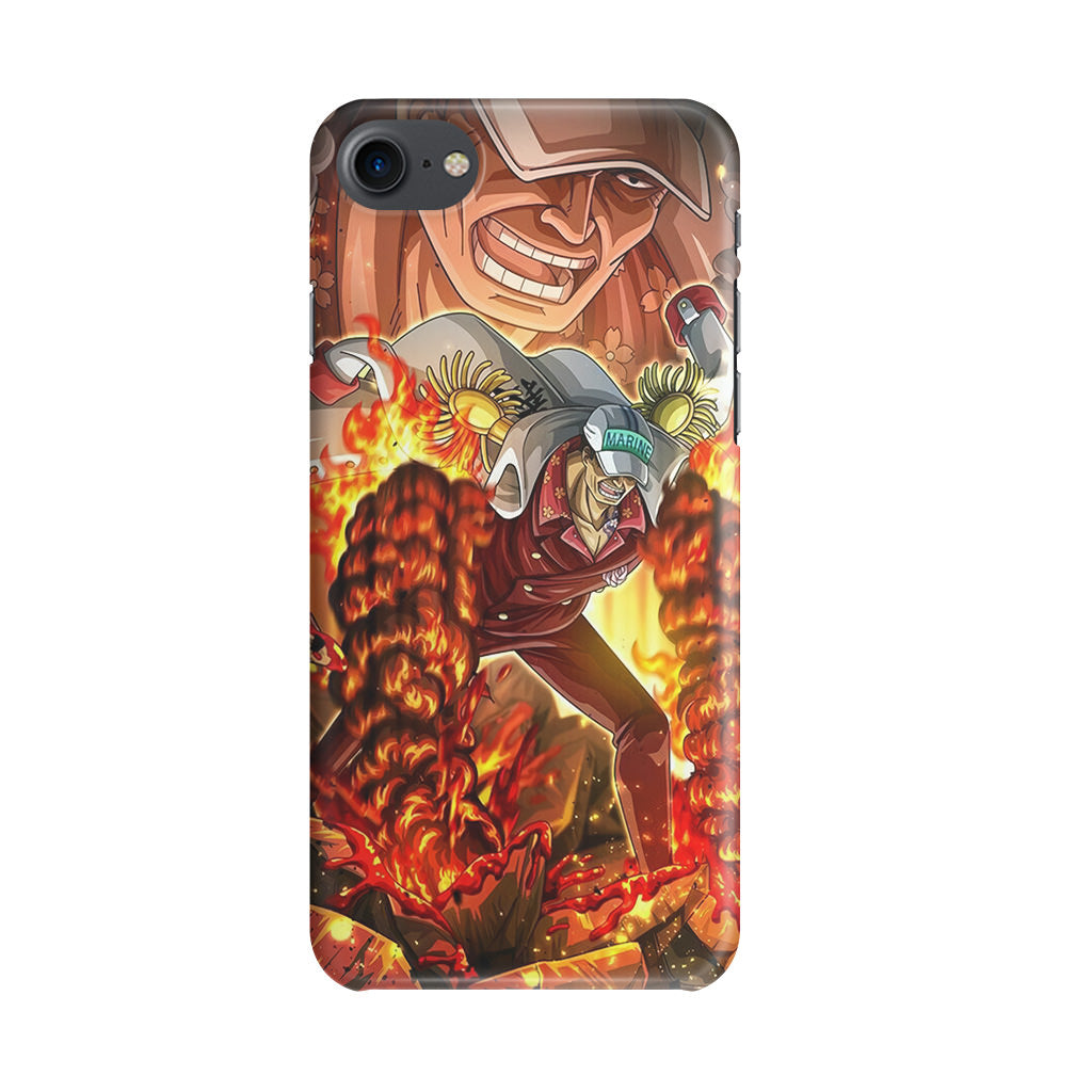 Akainu Exploding Volcano iPhone SE 3rd Gen 2022 Case