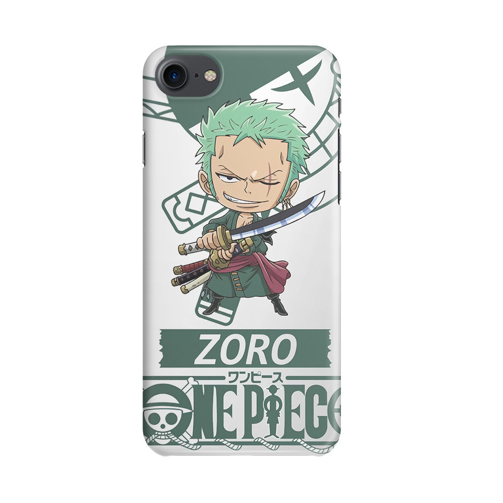 Chibi Zoro iPhone SE 3rd Gen 2022 Case