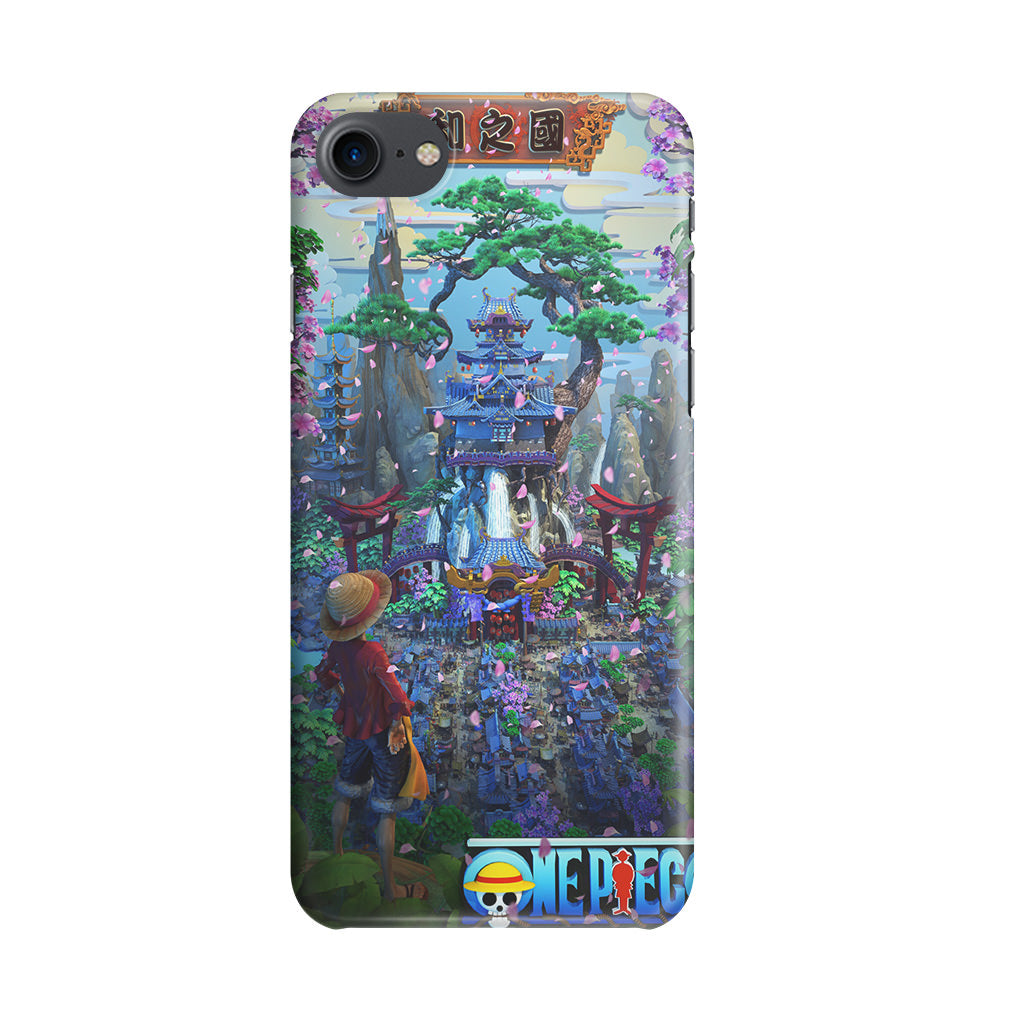 Flower Capital of Wano One Piece iPhone SE 3rd Gen 2022 Case