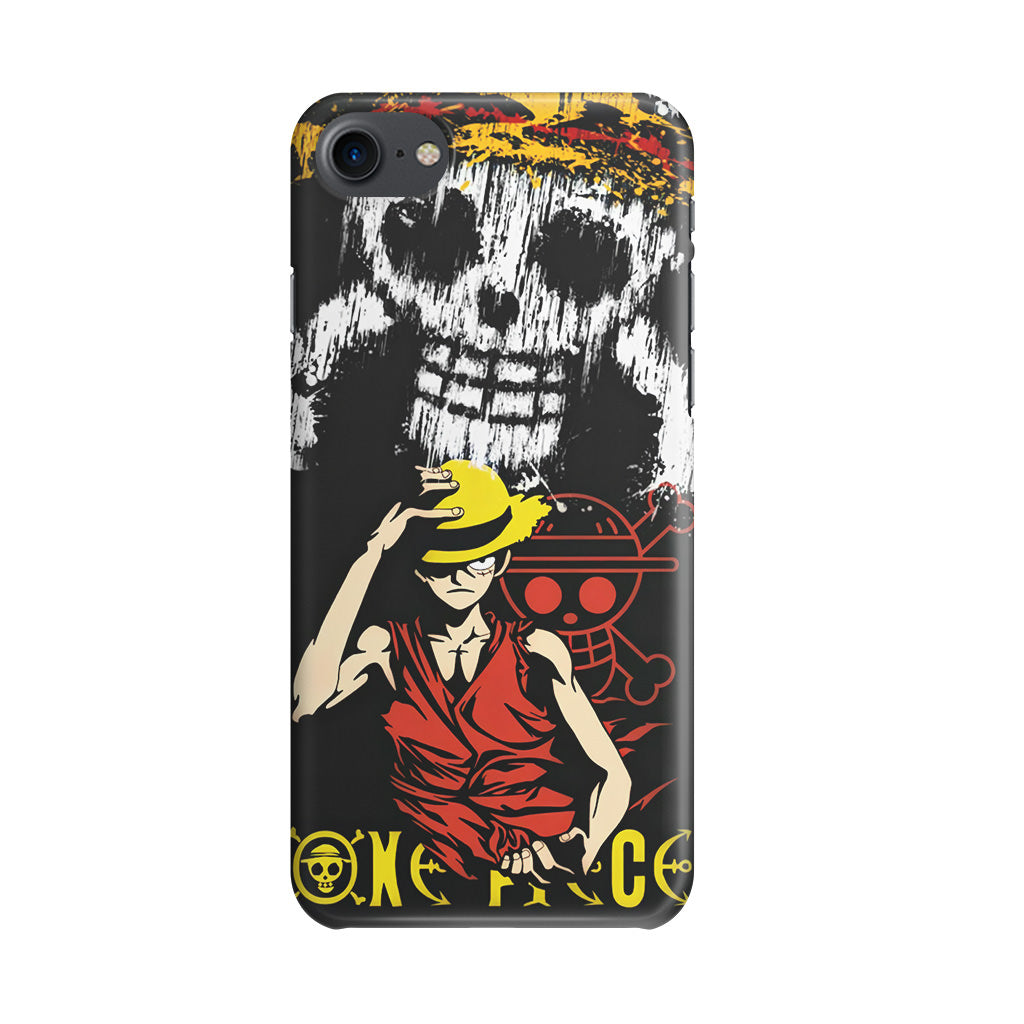 Monkey D Luffy Paint Art iPhone SE 3rd Gen 2022 Case