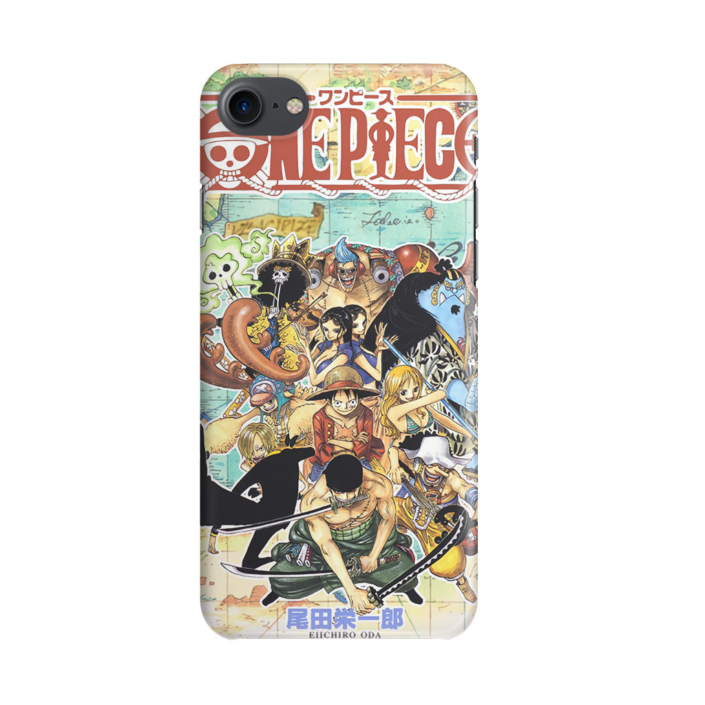 One Piece Comic Straw Hat Pirate iPhone SE 3rd Gen 2022 Case