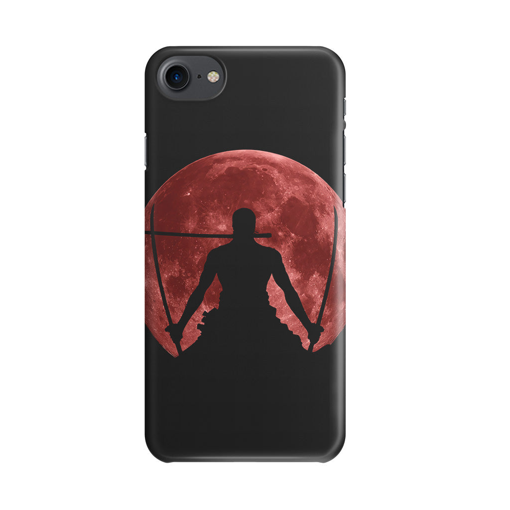Silhouette Of Zoro In Santoryu Mode iPhone SE 3rd Gen 2022 Case